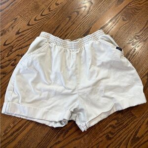 Chic White Jean Shorts Relaxed Fit